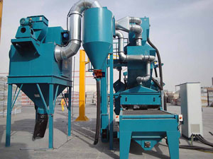 網(wǎng)帶式拋丸機(jī)，拋丸除銹清理機(jī)
